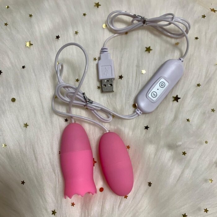 ไข่สั่นหัวกลม พร้อมลิ้นเบิร์น (No PowerBank)-1