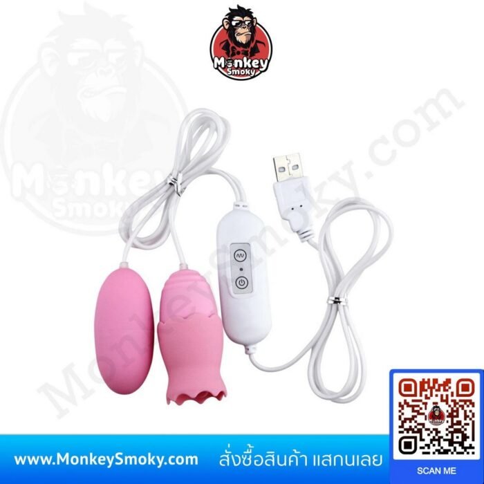 ไข่สั่นหัวกลม พร้อมลิ้นเบิร์น (No PowerBank)-ปก