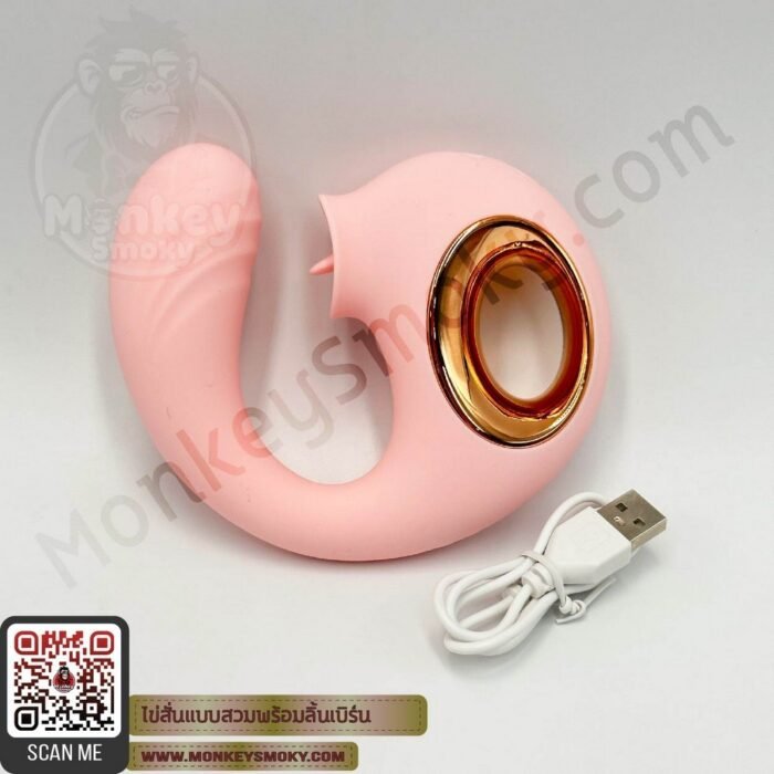 ไข่สั่นแบบสวมพร้อมลิ้นเบิร์น-9